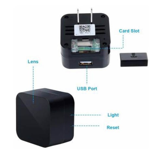 Adaptör ip Güvenli Kamera