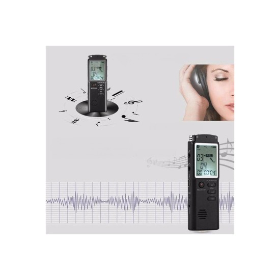 Bintech Dijital Ekranlı Ses Kayıt Cihazı