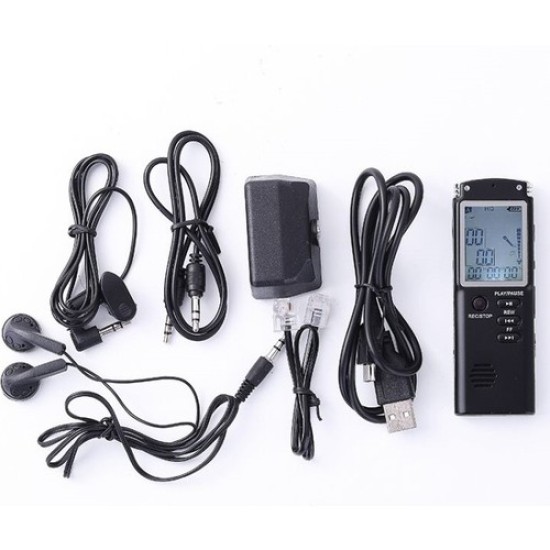 Bintech Dijital Ekranlı Ses Kayıt Cihazı