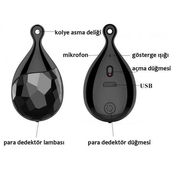 Kolye Ses Kayıt Cihazı