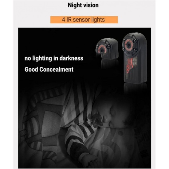 QQ6 Full HD 1080p Mini Güvenli Kamera