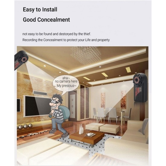 QQ6 Full HD 1080p Mini Güvenli Kamera