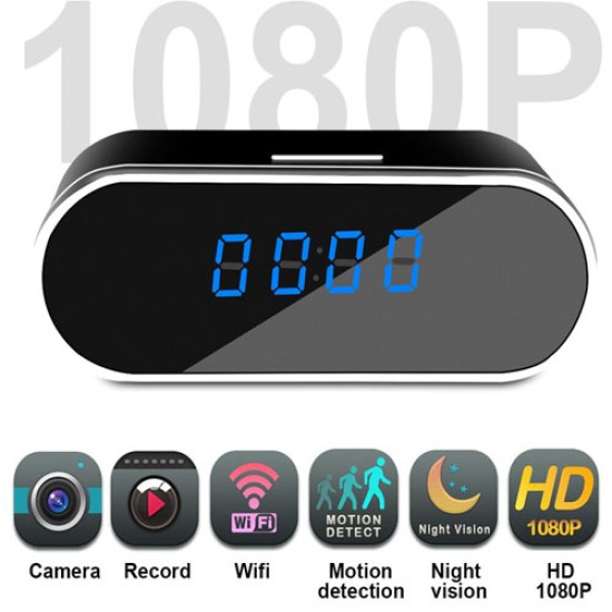 Mini Masa Saati Kamera Wi-Fi