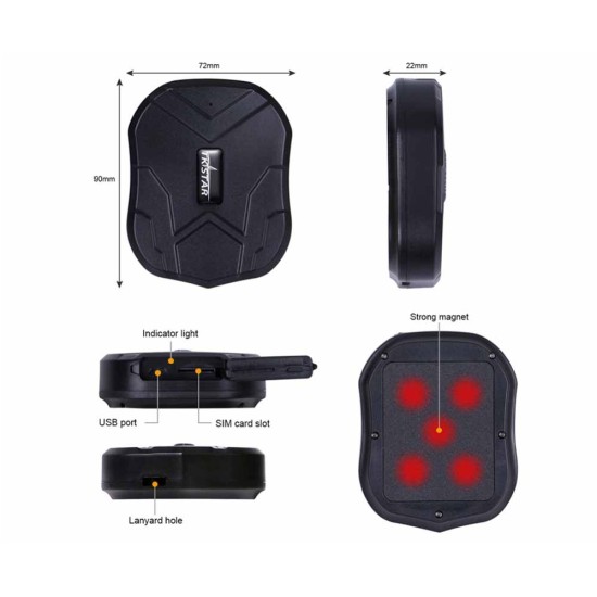 Mini Mıknatıslı Araç Takip Cihazı