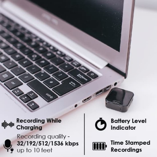 Mini Ses Kayıt Cihazı 280 Saat