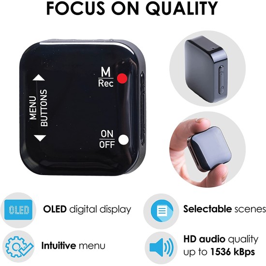 Mini Ses Kayıt Cihazı 280 Saat