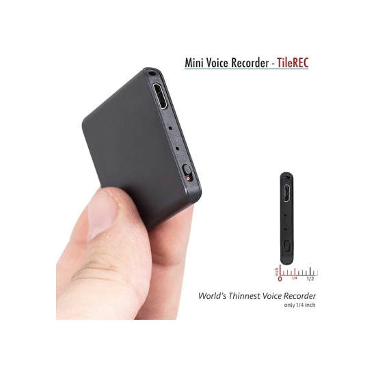 TileRec En İnce Ses Aktif Ses Kayıt Cihazı